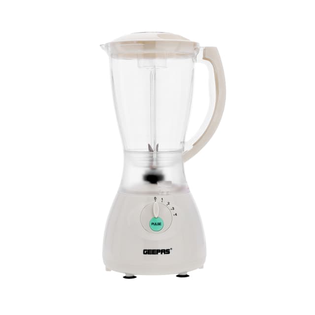 خلاط كهربائي بسعة 1.5 لتر Geeepas 400W 3 in 1 Multifunctional Blender  | 1.5L Jar,