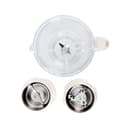 خلاط كهربائي بسعة 1.5 لتر Geeepas 400W 3 in 1 Multifunctional Blender  | 1.5L Jar,