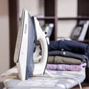 Geepas GSI7788 Ceramic Steam Iron 2400W - Temperature Control for Wet/Dry Crease Free Ironing - Steam Function & Self Cleaning Function - 2 Years Warranty