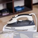 Geepas GSI7788 Ceramic Steam Iron 2400W - Temperature Control for Wet/Dry Crease Free Ironing - Steam Function & Self Cleaning Function - 2 Years Warranty