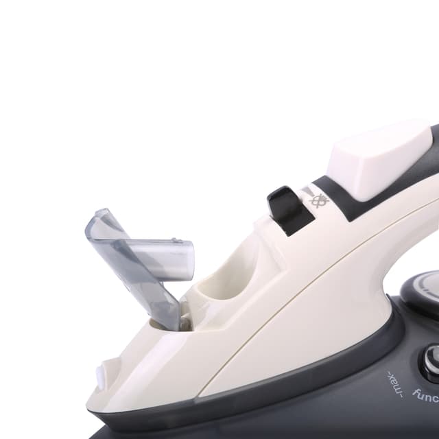 Geepas GSI7788 Ceramic Steam Iron 2400W - Temperature Control for Wet/Dry Crease Free Ironing - Steam Function & Self Cleaning Function - 2 Years Warranty