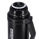 Geepas GSVB4110 Vacuum Flask, 1.2L - Stainless Steel Vacuum Bottle Keep Hot & Cold Antibacterial Topper 7 Cup - Perfect for Outdoor Sports, Fitness, Camping, Hiking, Office, School - 2 Years Warranty