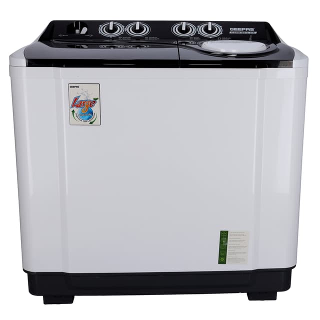Geepas Twin Tub Semi Automatic Washing Machine, 15 Kg
