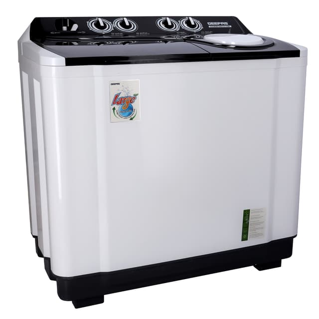 Geepas Twin Tub Semi Automatic Washing Machine, 15 Kg