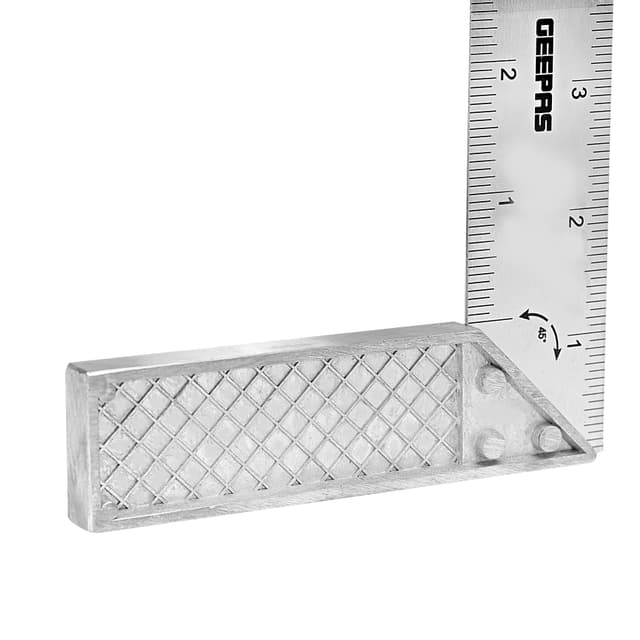 مسطرة زاوية جيباس 6 انش بزاوية 90 درجة من الفولاذ المقاوم للصدأ Geepas Try Square with Metal Handle 6" - 90  Angle Corner Ruler