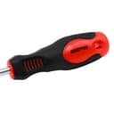 Geepas Gt7658 6 Extra Long Screwdriver Set - Three Slotted Phillips &Soft Grip Rubber Insulated Handles Repair Tool Reach General Purpose Soft-Grip & Bi-Colored Red And Black