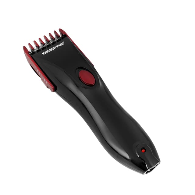 Geepas Gtr31n Rechargeable Beard Trimmer 3w - 2 Speed With Stainless Steel Cutting Blade Led Charge Indication & Cordless Operations | Perfect Travel Grooming Kit