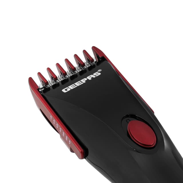 Geepas Gtr31n Rechargeable Beard Trimmer 3w - 2 Speed With Stainless Steel Cutting Blade Led Charge Indication & Cordless Operations | Perfect Travel Grooming Kit