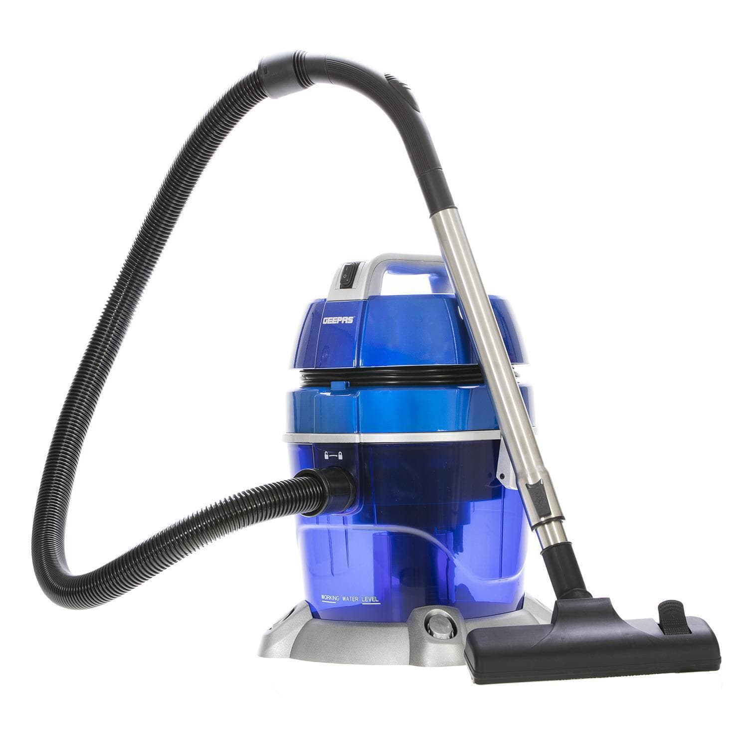 مكنسة كهربائية جيباس للتنظيف الرطب والجاف 1200 واط 13 لتر جيباس  Geepas 1200W Dry & Wet Vacuum Cleaner
