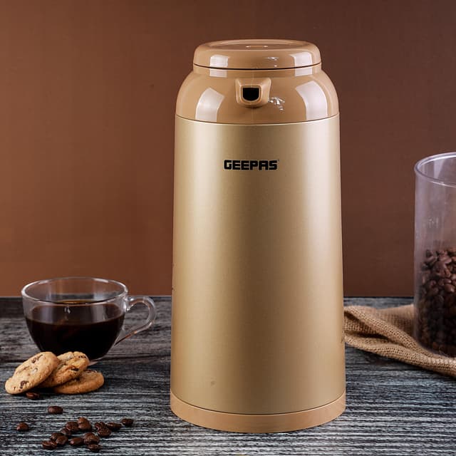 ترمس حراري جيباس المقاوم للحرارة 1.9 لتر Geepas Hot & Cold Vacuum Flask 1.9L