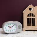 ساعة منبه جيباس بأصوات تنبيه تصاعدية Geepas Bell Alarm Clock Silent Non Ticking