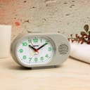ساعة منبه جيباس بأصوات تنبيه تصاعدية Geepas Bell Alarm Clock Silent Non Ticking