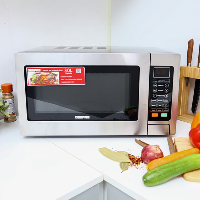 ميكروويف 30 لتر 1500 واط جيباس Geepas 30L 1500W Digital Microwave Oven