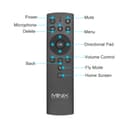 MINIX NEO M2 2.4G Motion Sensing Smart Remote Wireless Air Mouse with Voice Six-Axis Gyroscope Remot for MINIX Smart TV Box,PC - Black