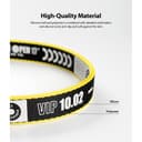 Ringke Universal Lanyard Shoulder Strap for Cellphone Cases, Keys, Cameras & ID Adjustable Crossbody, Neck Strap String [ Compatible Strap for OnePlus, For Samsung, For iPhone ]- Ticket Band Black - Multicolor