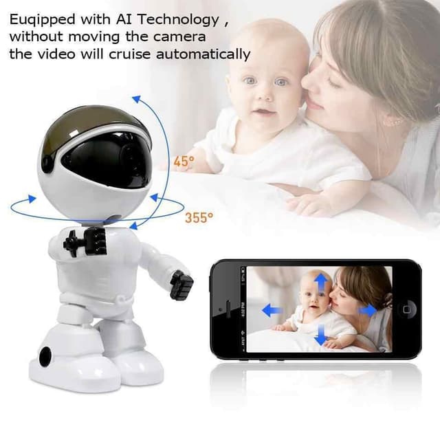 Smart Auto Tracking Camera Robot HD 1080P Cloud Auto Tracking
