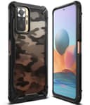 Ringke Case Compatible with Xiaomi Redmi Note 10 Pro / 10 Pro Max Hard Fusion-X Ergonomic Transparent Shock Absorption TPU Bumper [ Designed Case for Xiaomi Redmi Note 10 Pro / 10 Pro Max ] - Camo Black - Camo Black