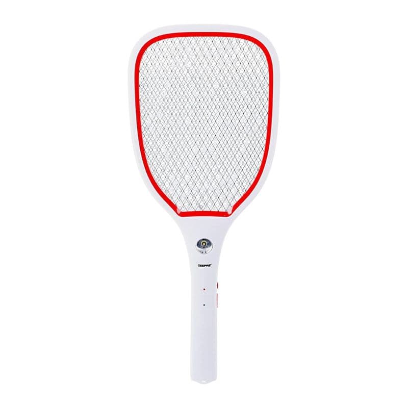 Geepas Bug Zapper Rechargeable Mosquito Killer, Fly Swatter/Killer And Bug Zapper Racket -Super-Bright Led Light To Zap In The Dark -10 Hours Working
