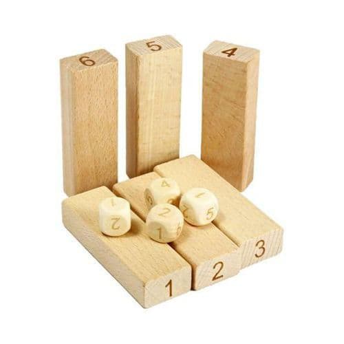 لعبة القطع الخشبية للأطفال 51-Piece Building Blocks Jenga Game