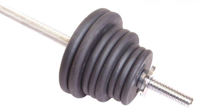 Marshal Fitness rb 47t barbell bar weight bar dumbbell bar chromed rb 47t inches straight with spin lock