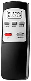 BLACK&DECKER Black+Decker 16 Inch 3 Speed Pedestal Stand Fan with Remote Control Black  FS1620R B6