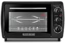 فرن كهرباء صغير متعدد الوظائف 19 لتر 1308 واط اسود بلاك اند ديكر  Black+Decker Black 1308W 19L Multifunction Toaster Oven