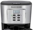 BLACK&DECKER Black+Decker 900W 12 Cup 24 Hours Programmable Coffee Maker with 1.5L Glass Carafe and Keep Warm Feature for Drip Coffee and Espresso Black  DCM85 B5 2 Years Warranty