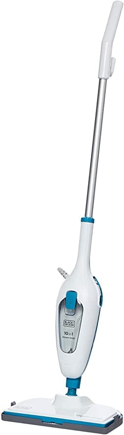 BLACK&DECKER Black+Decker 1300W 10 in 1 Electric Steam Mop with 10 attachments White  FSMH13E10 B5 2 Years Warranty