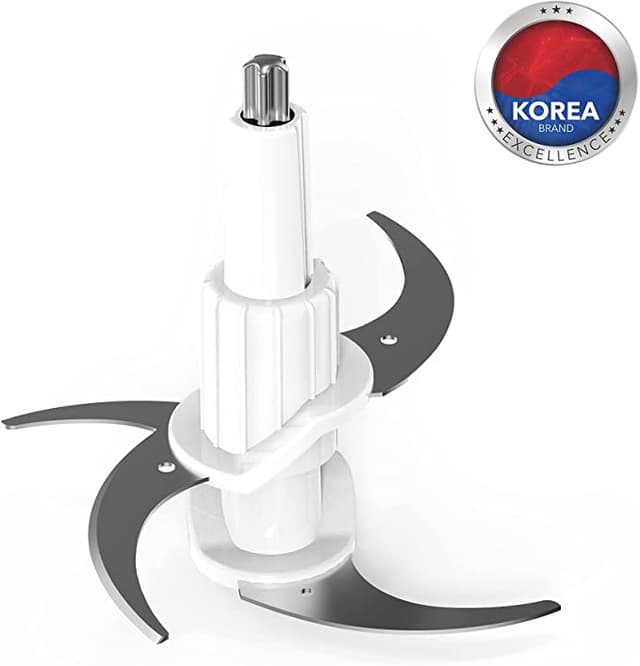 محضرة الطعام 500 واط Daewoo Food Chopper with Glass Bowl Quad Blade Mincer & Grinder Function