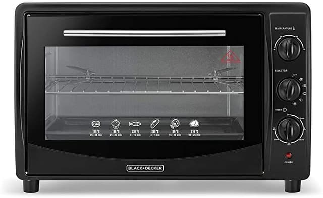فرن كهربائي 45 لتر Black+Decker Double Glass Multifunction Toaster Oven