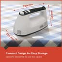 BLACK&amp;DECKER Black+Decker 300W Hand Mixer White  M350 B5 2 Years Warranty