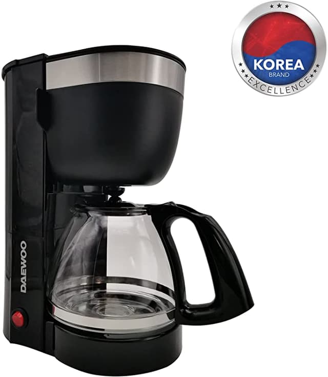 ماكينة قهوة 1.25 لتر 800 واط Daewoo Coffee Machine 10 Cup Coffee Maker