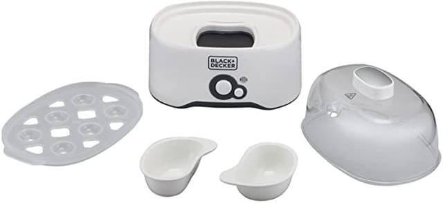 BLACK&DECKER Black+Decker 6 Piece Egg Cooker White  EG200 B6