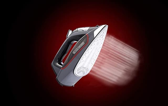 BLACK&DECKER Black+Decker 2200W Steam Iron Ceramic Soleplate with Self Clean Multicolour  X2050 b5 2 Years Warranty