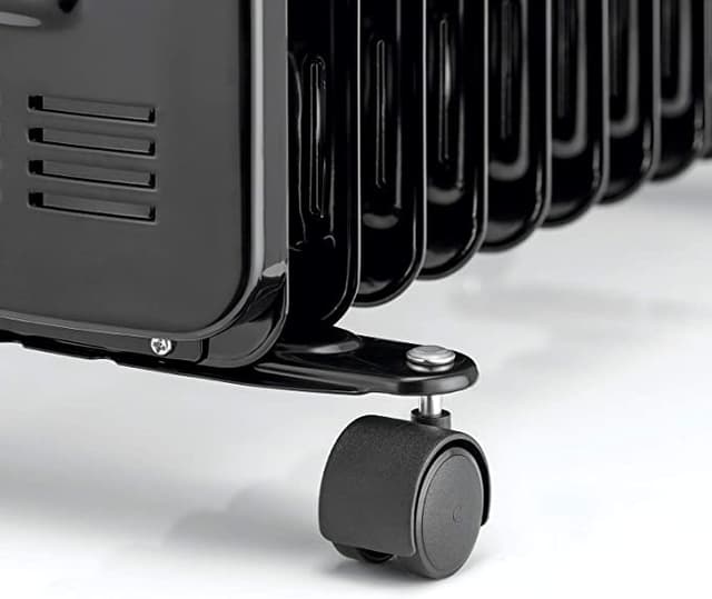 BLACK&DECKER Black+Decker 2500W 11 Fin Oil Radiator Heater with Fan Forced Black OR011FD B5 2 Years Warranty