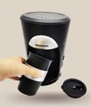 Daewoo Portable Coffee Machine Single Cup Coffee Maker for Drip Coffee and Espresso with Travel Mug 500W Korean Technology