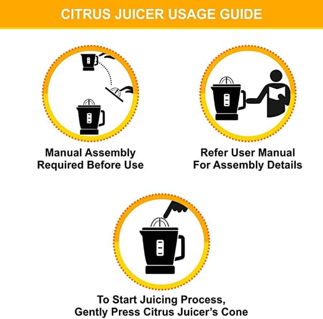 عصارة فواكه بسعة 0.5 لتر Black+Decker Juice Extractor