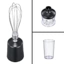 خلاط يدوي 400 واط Daewoo 4-in-1 Stainless Steel Hand Blender with Chopper and Whisk