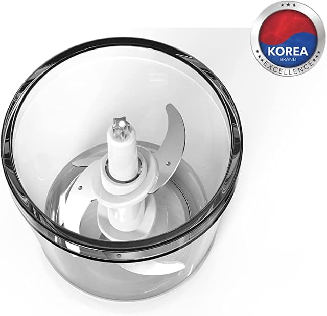 محضرة الطعام 500 واط Daewoo Food Chopper with Glass Bowl Quad Blade Mincer & Grinder Function