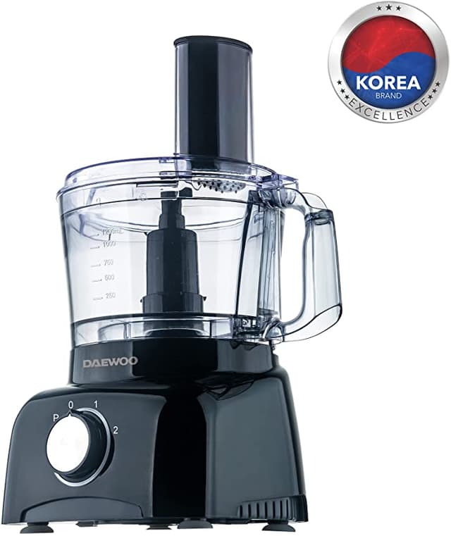 جهاز تحضير الطعام 450 واط Daewoo Food Processor 15 Functions 7-in-1