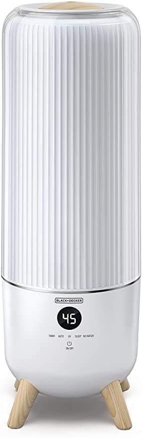 BLACK&DECKER Black+Decker 6L Digital Humidifier with Remote Control White  HM6000 B5 2 Years Warranty