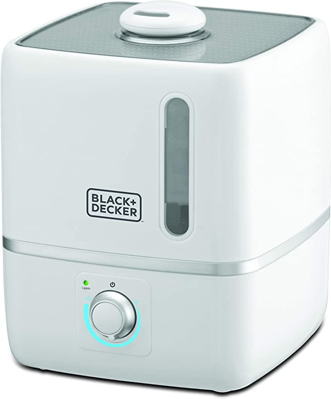 BLACK&DECKER Black+Decker 3.0L Compact Ultrasonic Air Humidifier for Home and Office White  HM3000 B5 2 Years Warranty
