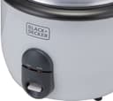 قدر ضغط 1.8 لتر Black+Decker 2-in-1 Non-Stick Rice Cooker with Steamer
