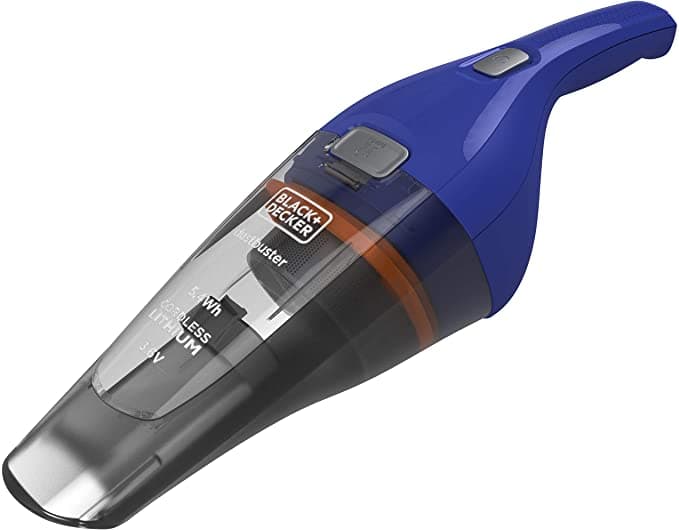 Black & Decker Black+Decker 3.6v 1.5ah Li Ion Cordless Dustbuster Handheld Vacuum Blue  Nvc115wa B5 2 Years Warranty