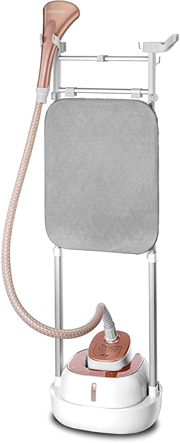 Black&Decker Black+Decker Digital Garment Steamer With Ironing Board 2000 W 6 Stage 2.0 L White/Rose Gold Gstd2050 B5 2 Years Warranty