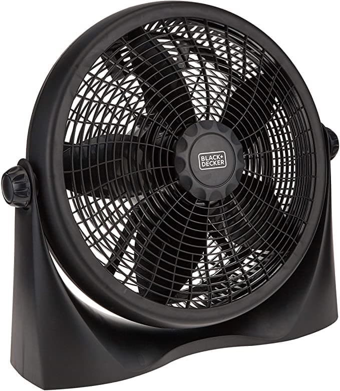 BLACK&DECKER Black+Decker 16 Inch Box Fan Black  FB1620 B5 2 Year Warranty