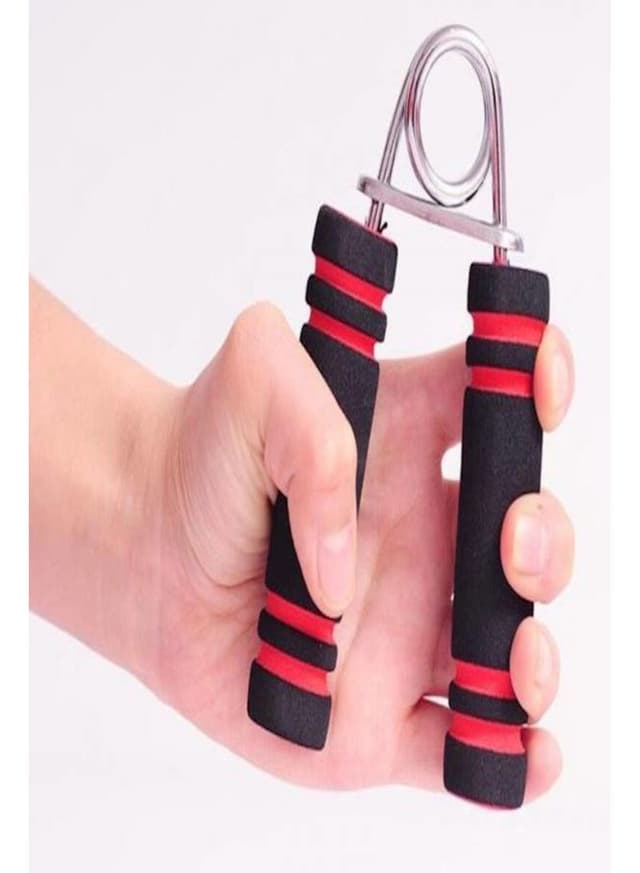 Marshal Fitness 2 x foam handle hand grip gripper forearm strength fitness training wrist body exercise