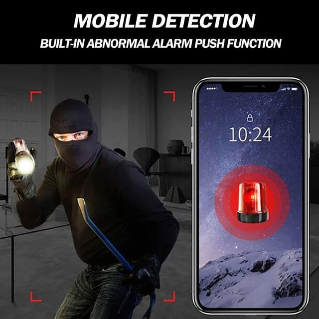 كاميرا مراقبه صغيره - كاميرا خفية مغناطيسية A9 WiFi Mini Security Camera بدقة HD 1080P - 387518