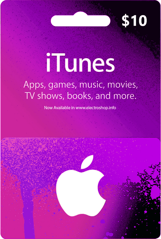 بطاقة هدايا ايتونز iTunes £ 10 (ستور بريطاني)