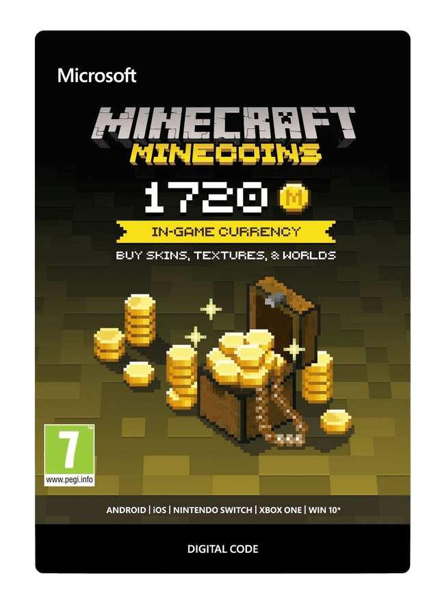 بطاقة ماينكرافت 1720 كوين Minecraft